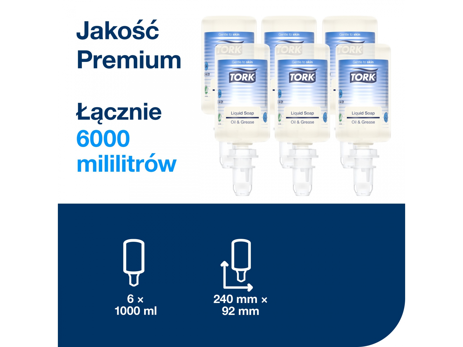 Mydło w płynie S4 TORK 424401 Przemysłowe do ciężkich zabrudzeń 1l